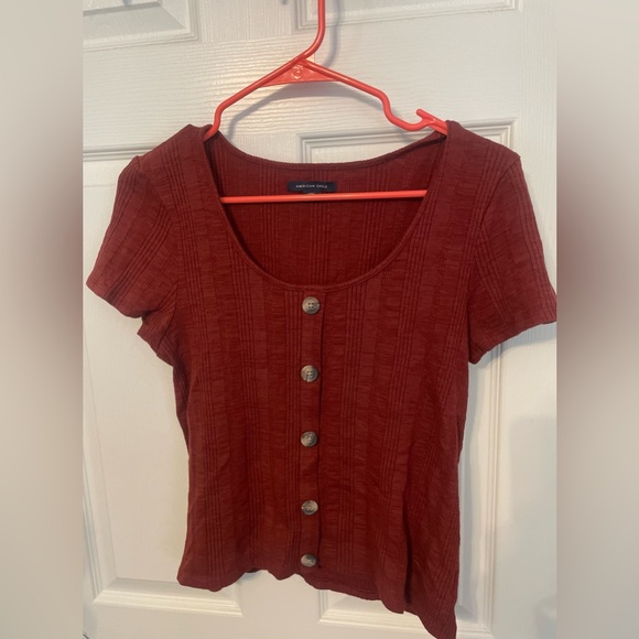 AEO Ribbed Cropped Top - Picture 3 of 6